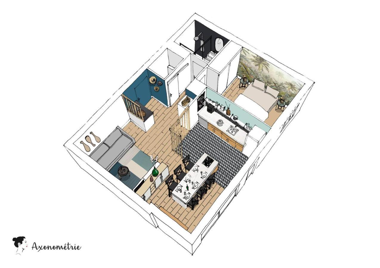 Ilunabarra - Appartement Calme, Vue Mer, Parking - Wifi ซีบูร์ ภายนอก รูปภาพ
