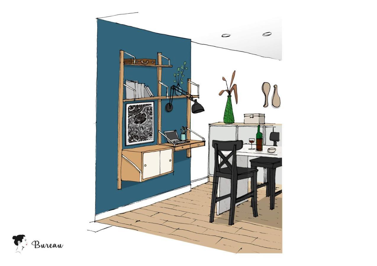 Ilunabarra - Appartement Calme, Vue Mer, Parking - Wifi ซีบูร์ ภายนอก รูปภาพ