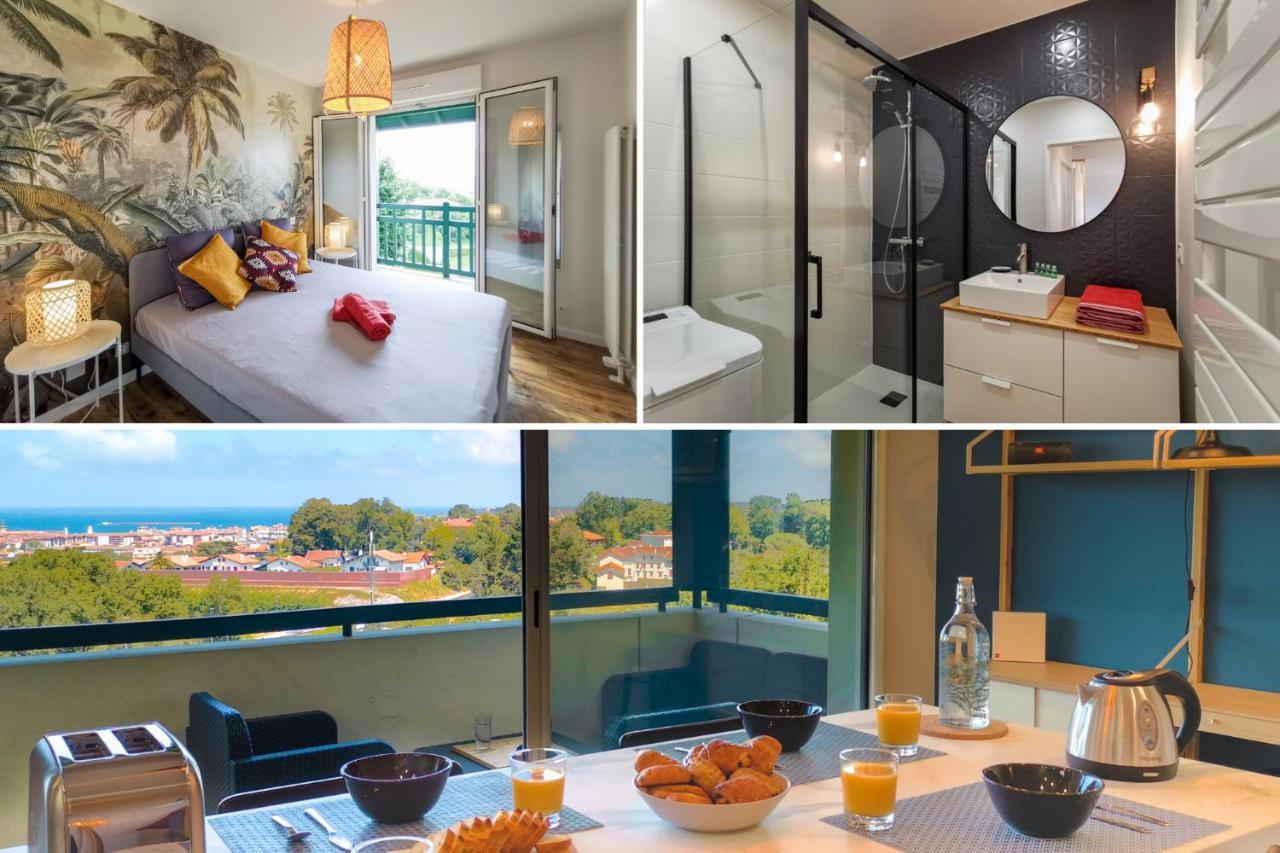 Ilunabarra - Appartement Calme, Vue Mer, Parking - Wifi ซีบูร์ ภายนอก รูปภาพ