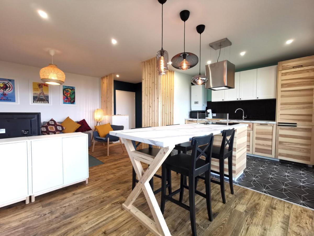 Ilunabarra - Appartement Calme, Vue Mer, Parking - Wifi ซีบูร์ ภายนอก รูปภาพ