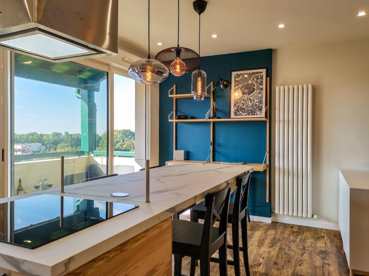 Ilunabarra - Appartement Calme, Vue Mer, Parking - Wifi ซีบูร์ ภายนอก รูปภาพ