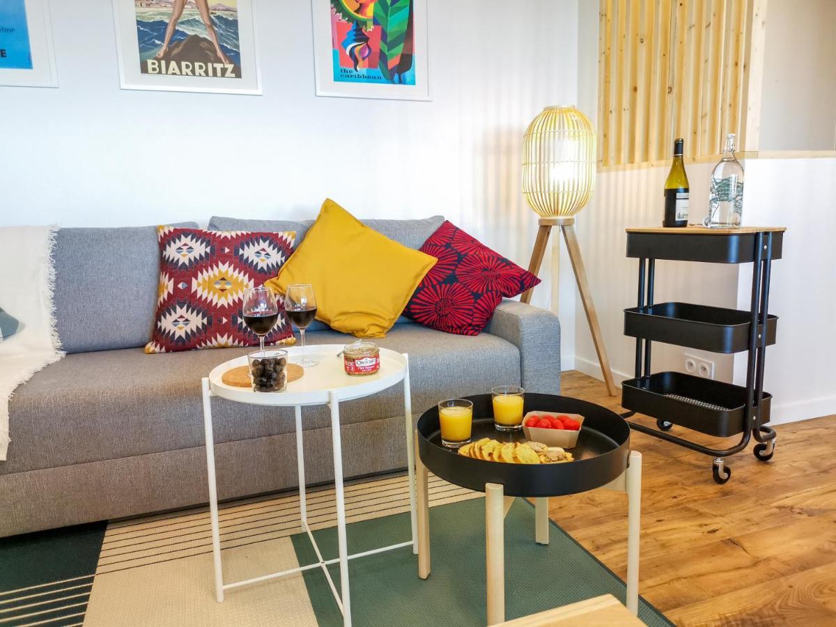 Ilunabarra - Appartement Calme, Vue Mer, Parking - Wifi ซีบูร์ ภายนอก รูปภาพ